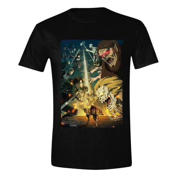 Camiseta The Fight talla XL Attack On Titan