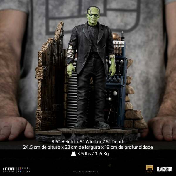 Estatua Frankenstein Monster Universal Monsters Deluxe Art Scale 1/10 24 cm