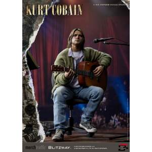 Estatua Kurt Cobain Unplugged Superb Scale 1/4 37 cm