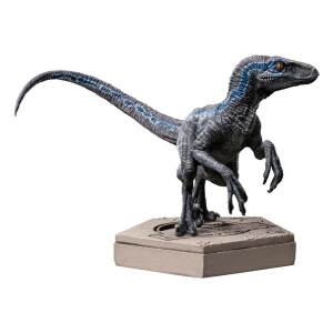 Estatua Velociraptor B Blue Jurassic World Icons 7 cm