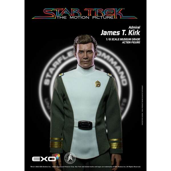 Figura Admiral James T Kirk Star Trek La Pelicula 1 6 30 Cm 2