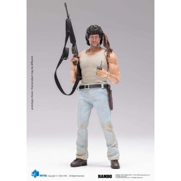 Figura Exquisite Super John Rambo Acorralado 1 12 16 Cm 13