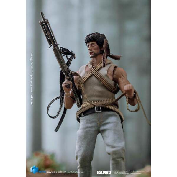 Figura Exquisite Super John Rambo Acorralado 1 12 16 Cm 2