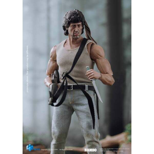 Figura Exquisite Super John Rambo Acorralado 1 12 16 Cm 7