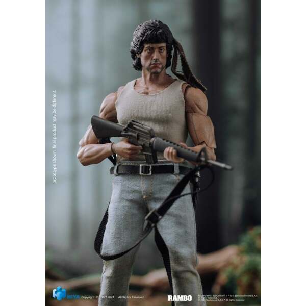 Figura Exquisite Super John Rambo Acorralado 1 12 16 Cm 9