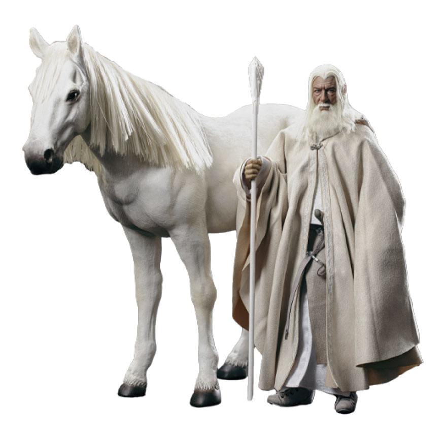 Figura The Crown Series Gandalf el Blanco El Señor de los Anillos 1/6 30 cm