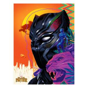 Litografía Black Panther Long Live the King Marvel 46 x 61 cm