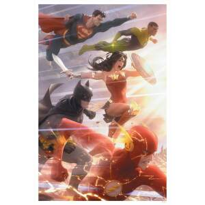 Litografía Justice League 49 DC Comics 41 x 61 cm