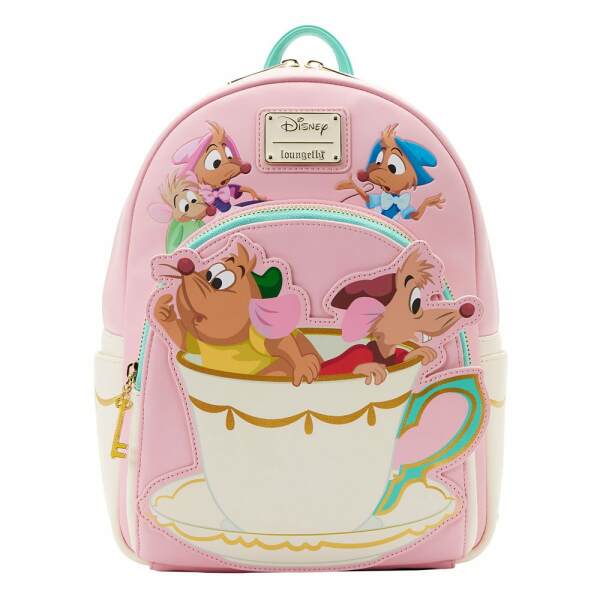 Mochila Cinderella Gus Gus And Jack Teacup Disney by Loungefly