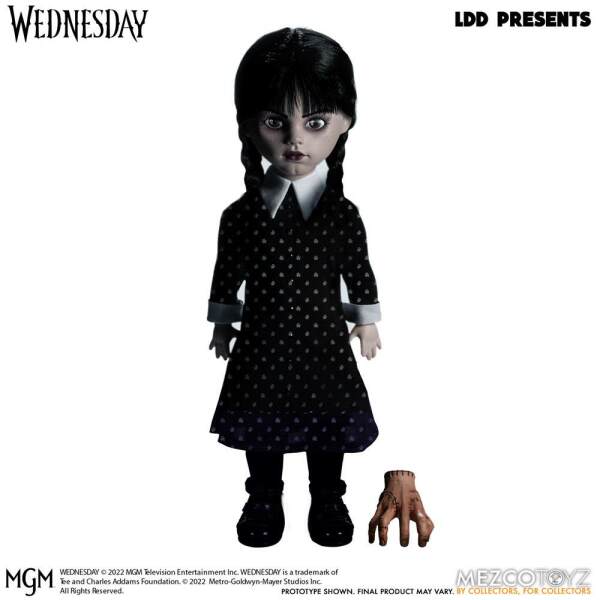 Muñeco Miércoles Addams Wednesday Living Dead Dolls 25 cm