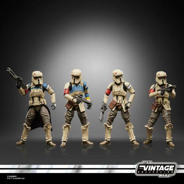Pack De 4 Figuras Shoretroopers Star Wars Vintage Collection 10 Cm 3