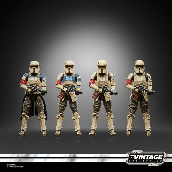 Pack De 4 Figuras Shoretroopers Star Wars Vintage Collection 10 Cm 4