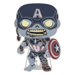 Pin Chapa esmaltada Zombie Captain America What If...? POP! 10 cm