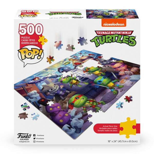 Puzzle Collage 500 Piezas Teenage Mutant Ninja Turtles Pop 3