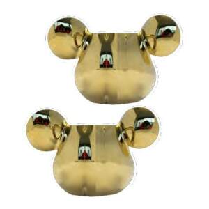 Tazas Espresso Deluxe 3D Dorado Mickey Mouse Pack de 2