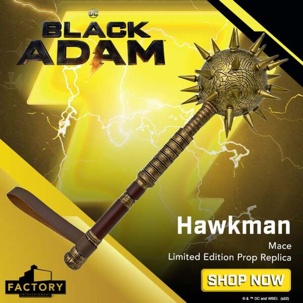 Réplica Hawkman Mace Limited Edition Black Adam 1/1 50 cm - Collector4u.com