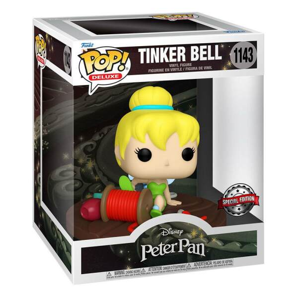 Funko Tinker Bell on Spool Peter Pan POP! Deluxe Vinyl Figura 9 cm - Collector4u.com