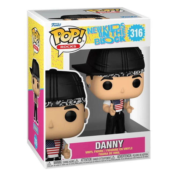 Funko Danny New Kids on the Block POP! Rocks Vinyl Figura 9 cm - Collector4u.com