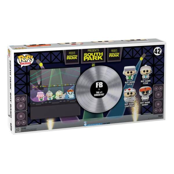 Pack de 4 Figuras Boyband South Park POP! Albums DLX Vinyl 9 cm - Collector4u.com