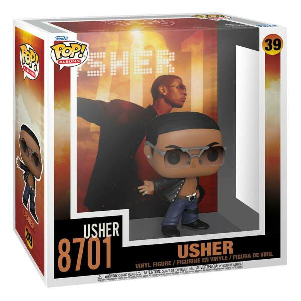 Funko 8701 Usher POP! Albums Vinyl Figura 9 cm - Collector4u.com