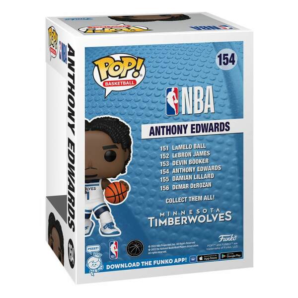 Funko A Edwards Timberwolves NBA POP! Sports Vinyl Figura 9 cm - Collector4u.com