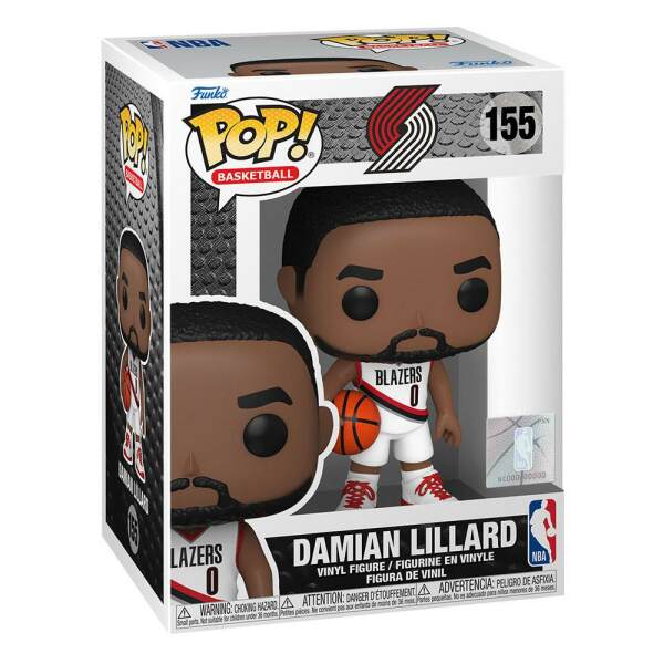 Funko Damian Lillard Trailblazers NBA POP! Sports Vinyl Figura 9 cm - Collector4u.com