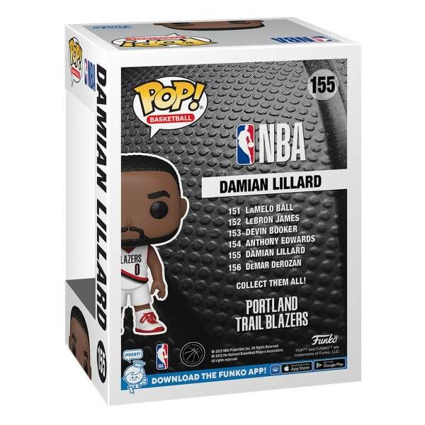Funko Damian Lillard Trailblazers NBA POP! Sports Vinyl Figura 9 cm - Collector4u.com