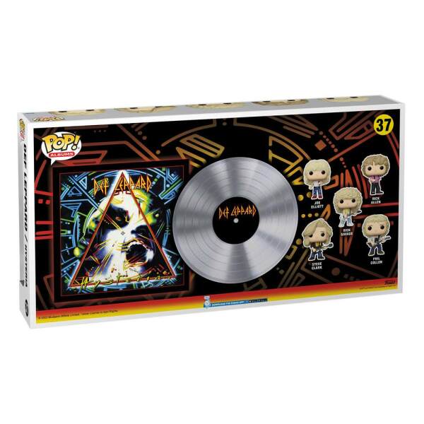 Funko Hysteria Def Leppard Pack de 5 Figuras POP! Albums DLX Vinyl 9 cm - Collector4u.com