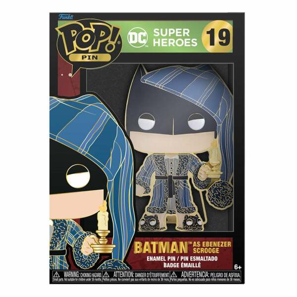 Pin Chapa esmaltada Batman DC Holiday POP! 10 cm - Collector4u.com