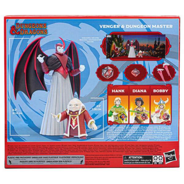 Figuras Venger and Dungeon Master Dungeons and Dragons (Dragones y mazmorras) 15 cm - Collector4u.com