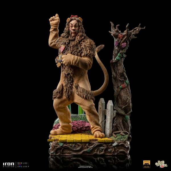 Estatua Deluxe Art Scale Cowardly Lion El mago de Oz 1/10 20 cm - Collector4u.com