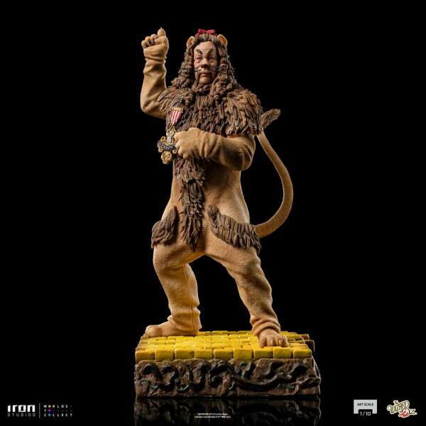 Estatua Art Scale Cowardly Lion El mago de Oz 1/10 20 cm - Collector4u.com