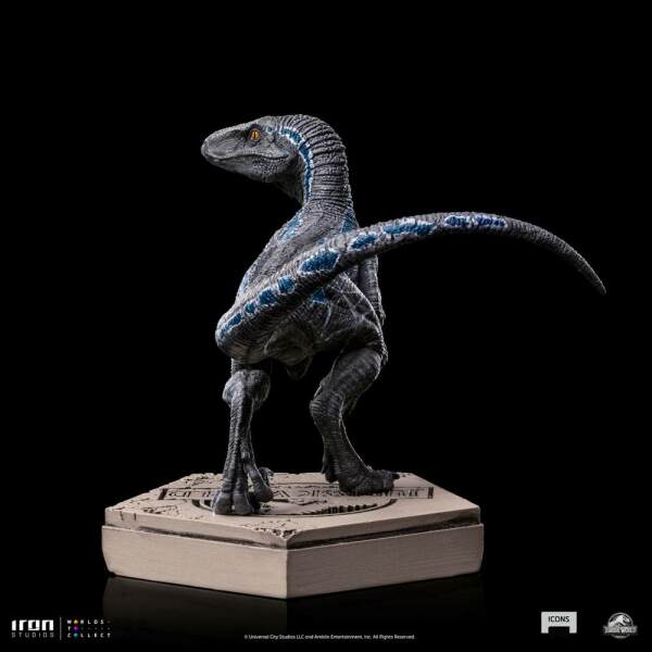 Estatua Velociraptor B Blue Jurassic World Icons 7 cm - Collector4u.com