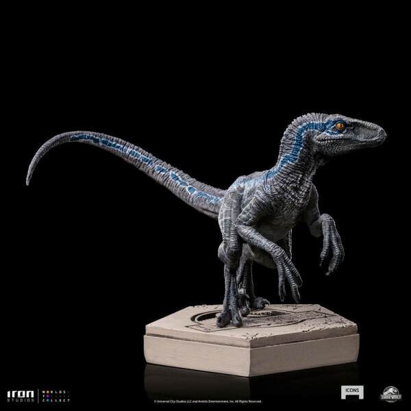 Estatua Velociraptor B Blue Jurassic World Icons 7 cm - Collector4u.com