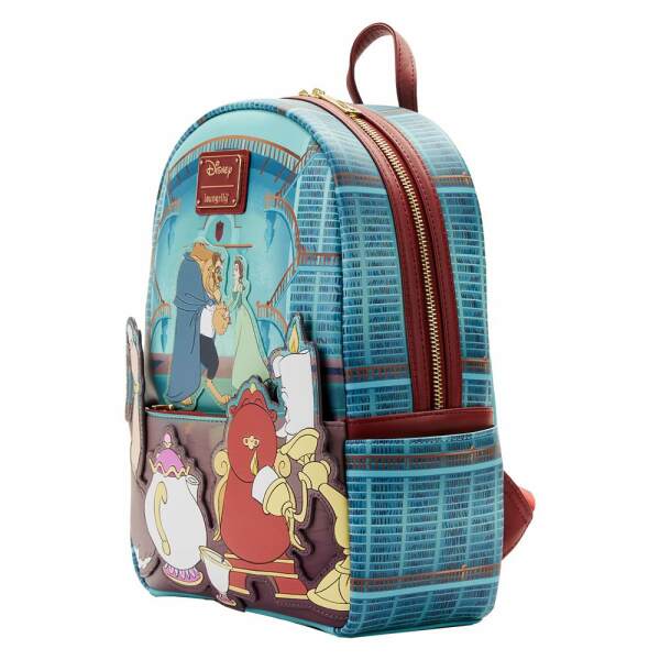 Mochila Beauty and the Beast Library Scene Disney by Loungefly - Collector4u.com