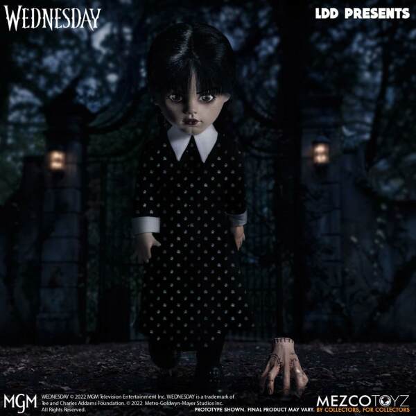 Muñeco Miércoles Addams Wednesday Living Dead Dolls 25 cm - Collector4u.com