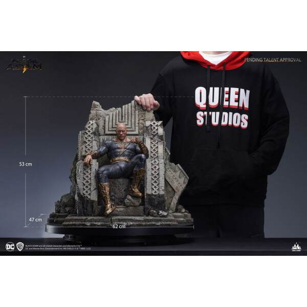 Estatua Black Adam On Throne 1/4 53 cm - Collector4u.com