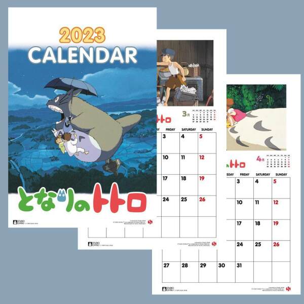 Mi Vecino Totoro Calendario 2023 *INGLÉS* - Collector4u.com