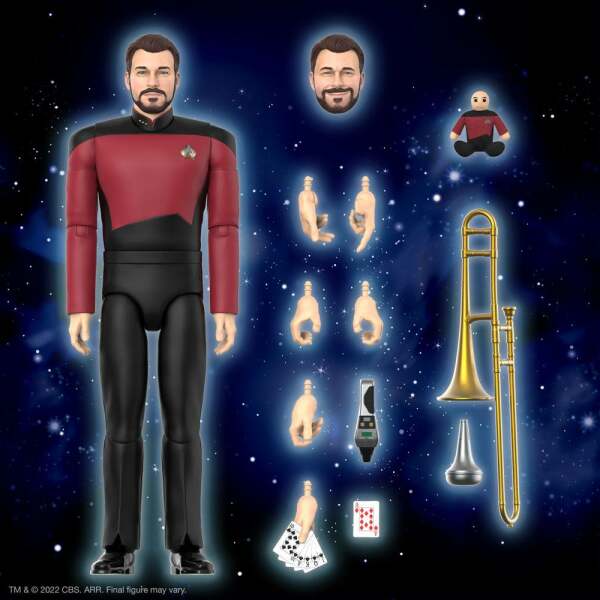 Figura Ultimates Commander Riker Star Trek: The Next Generation 18 cm - Collector4u.com