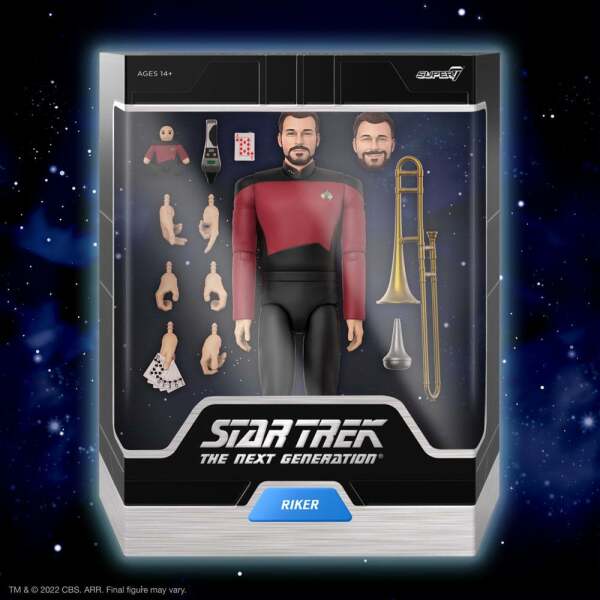 Figura Ultimates Commander Riker Star Trek: The Next Generation 18 cm - Collector4u.com