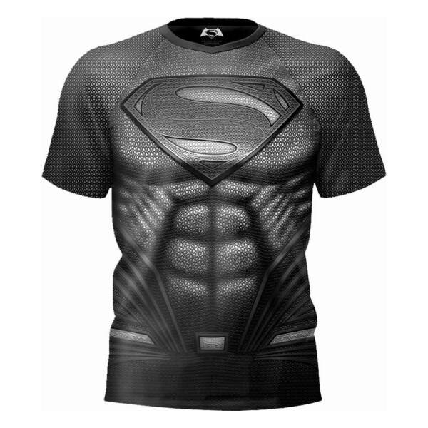 Camiseta de fútbol Superman Muscle Tee talla L DC Comics