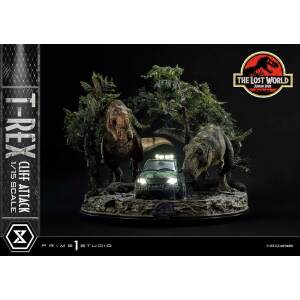 Estatua T Rex Cliff Attack Jurassic World The Lost World 1/15 53 cm
