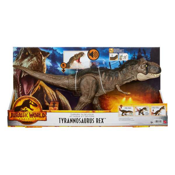 Figura Thrash N Devour Tyrannosaurus Rex Jurassic World Dominion 2