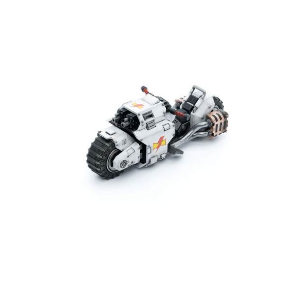 Figura White Scars Raider pattern Combat Bike Warhammer 40k 1/18 22 cm