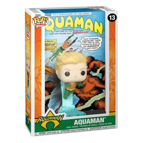 Funko Aquaman Dc Comics Pop Comic Cover Vinyl Figura 9 Cm 3