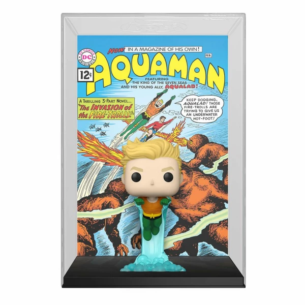 Funko Aquaman DC Comics POP! Comic Cover Vinyl Figura 9 cm