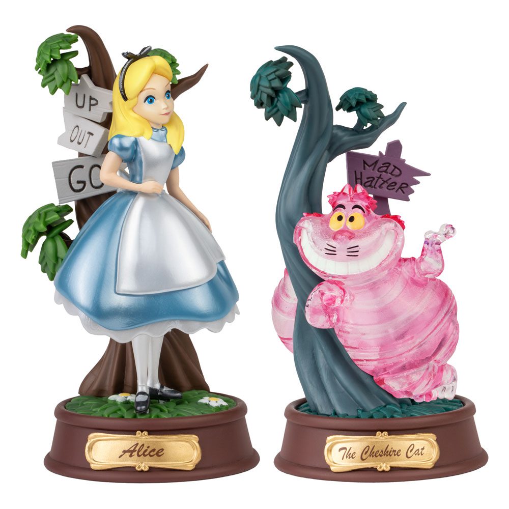 Pack de 2 Estatuas Mini Diorama Stage Candy Color Special Edition Alicia en el País de las Maravillas 10 cm