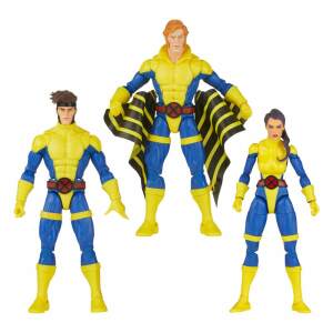 Pack de 3 Figuras Gambit Marvels Banshee Psylocke X-Men 60th Anniversary Marvel Legends 15 cm