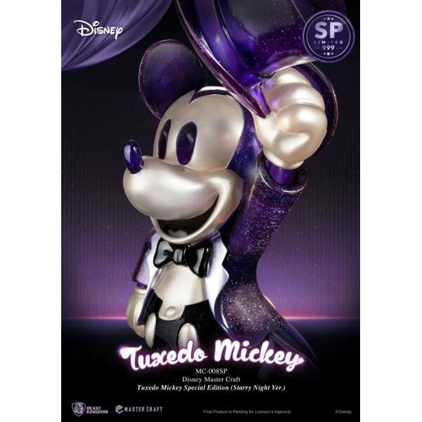Estatua Master Craft Tuxedo Mickey Special Edition Starry Night Ver Mickey Mouse 1/4 47 cm - Collector4u.com