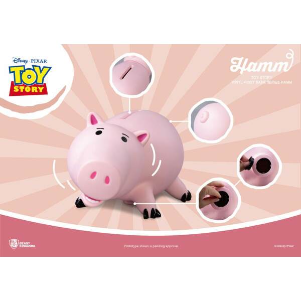 Hucha Piggy Vinyl Toothless Hamm Toy Story 40 cm - Collector4u.com